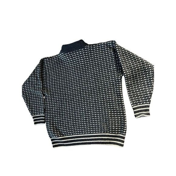 Arctic Circle 66’33’ N From Norway zip neck unisex Sz XXL 100% Wool Gray Ivory - Picture 8 of 13